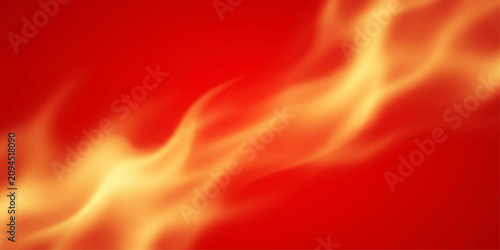 Abstract Red Fire Flames Background with Flowing Orange Blaze Texture and Glowing Heat Wave for Dramatic Wallpaper Design