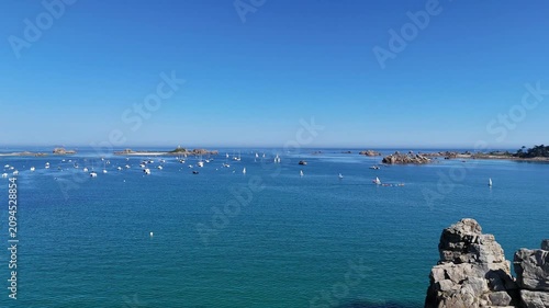 Vidéo de la baie de Port-Blanc à Penvénan en Bretagne