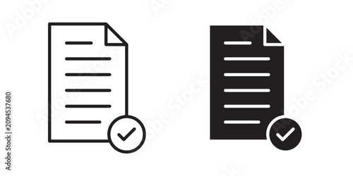 Cuadro en lienzo Approval icon