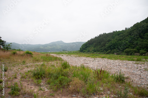 Photography river in the mountains