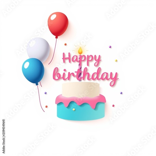 Colorful Birthday Party Celebration