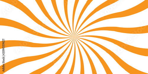 Konstfotografi Sunburst Modern retro vintage sunrise sunbeam element spiral striped