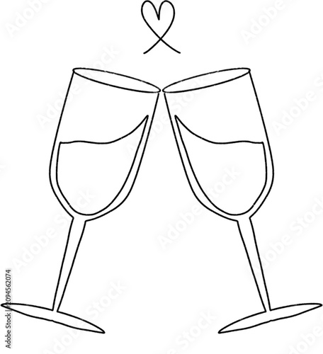 웨딩 셀프청첩장 일러스트 핸드드로잉 손그림 wedding day