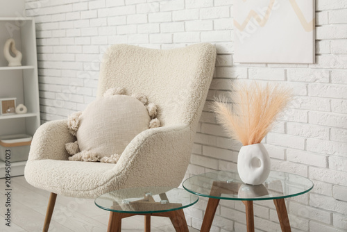 Interior of living room wit...