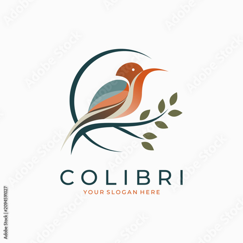 Hummingbird logo template