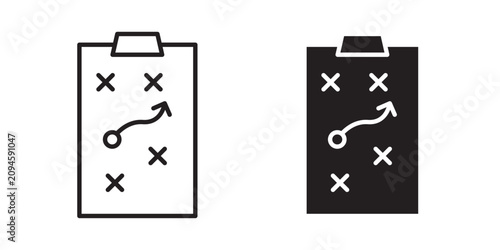 Foto Strategical planning icon