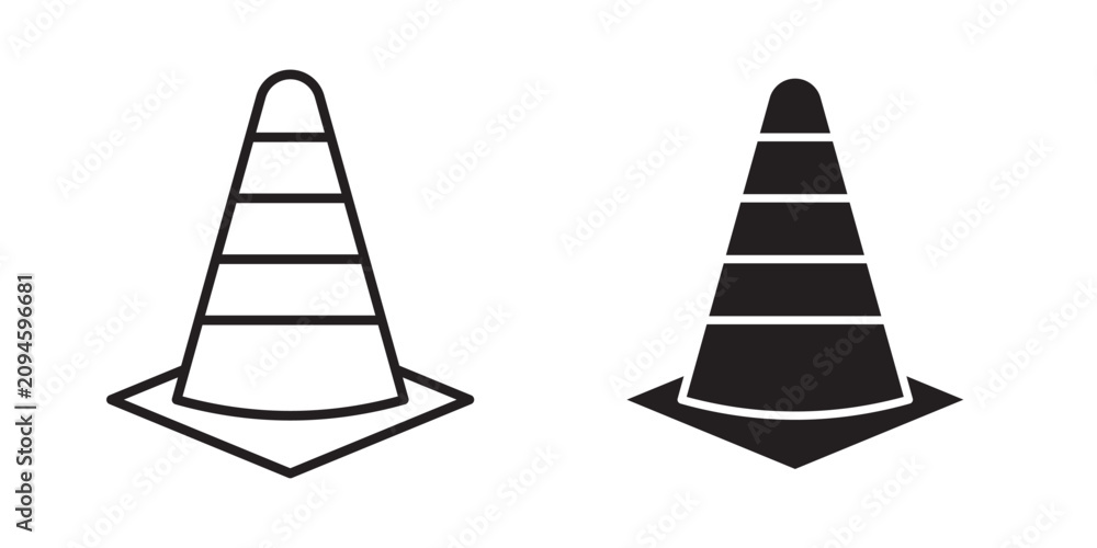Fototapeta premium Traffic Cone icon
