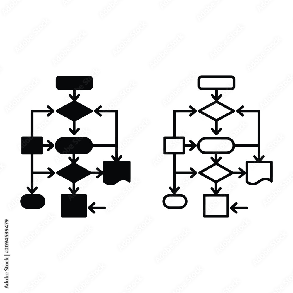 Fototapeta premium Business professionals analyzing complex data flow in a modern vector environment