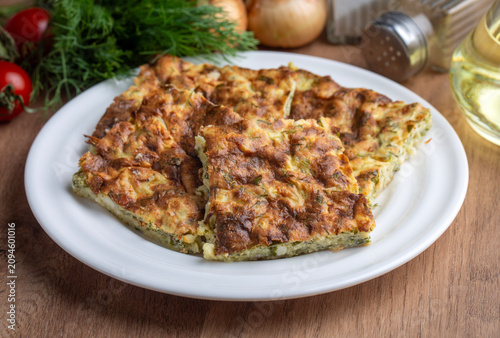 Baked Turkish zucchini pie ...
