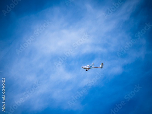 airplane in the sky