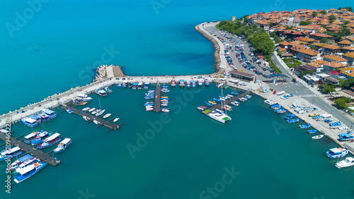 Aerial view of Nessebar anc...