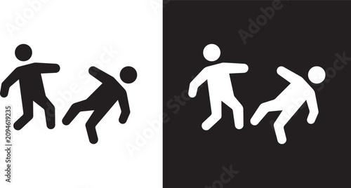 Bild auf Leinwand Assault icon