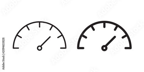 Bild auf Leinwand Tachometer icon