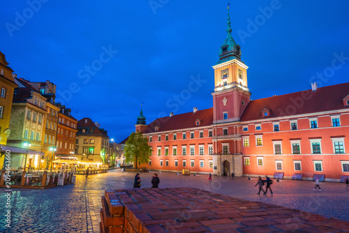 Warsaw city skyline, cityscape of Poland