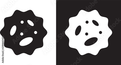 Tableau sur toile White blood cell icon