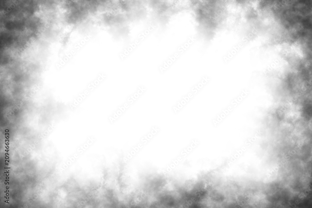 Fototapeta premium Realistic Smoke Overlay PNG Transparent Background Decorative Element
