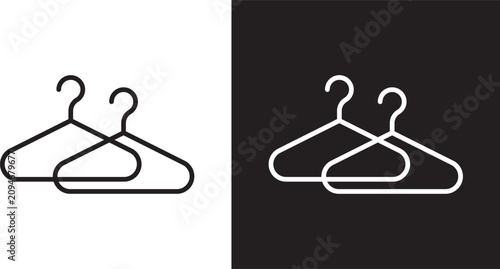 Foto Clothes hanger icon