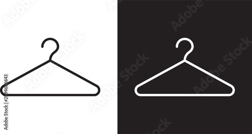 Schilderij op canvas Clothes hanger icon