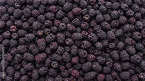 Boysenberries Pattern Background, Full Frame Dense Texture
