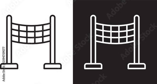 Obraz na płótnie Volleyball net icon