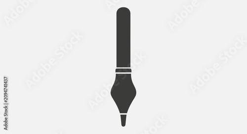 Quadro su tela Professional black fountain pen nib icon.