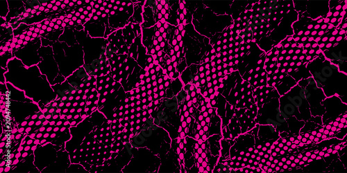 Photos black pink brush pattern car sticker banner sporty abstract line pink black colo