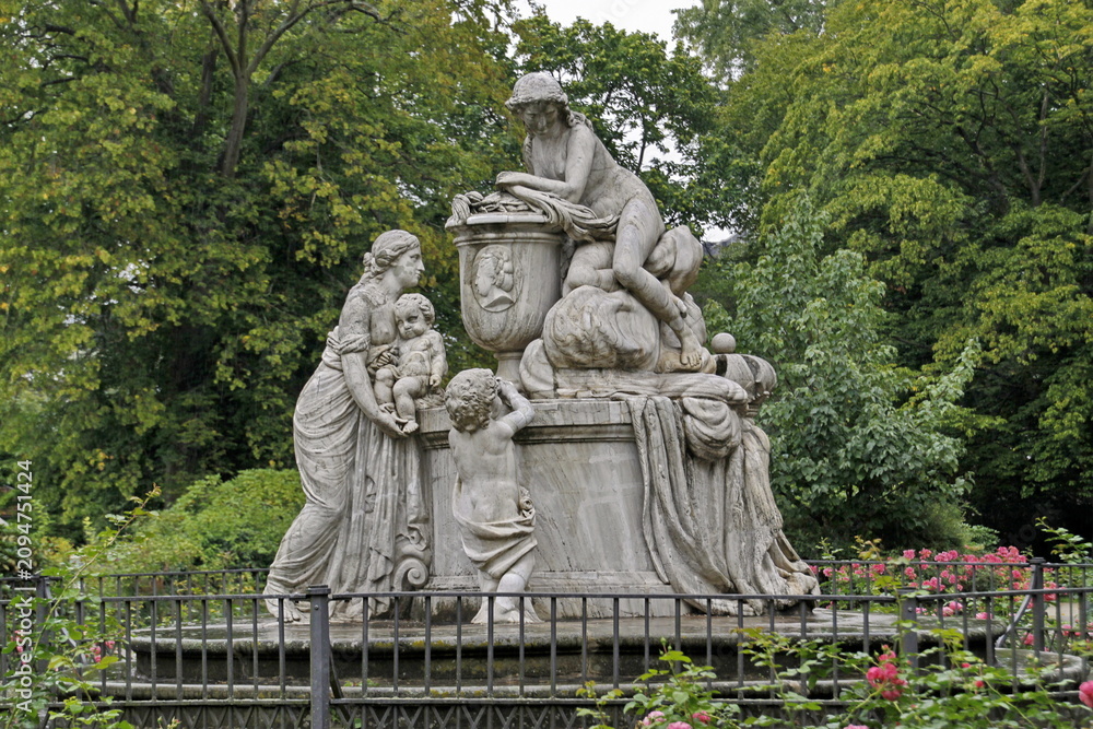 Obraz premium Caroline-Mathilde-Denkmal in Celle