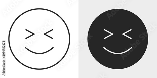Foto Animated Emoji Icon represents emotions, reactions, and expressive digital communication