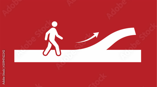 Vászonkép Behavioral Economics Nudge Concept with Gentle Redirect Toward Better Choice Pat
