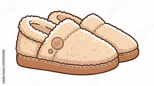 Cozy Sherpa Lined Slippers - Warm, Comfortable Footwear for Home