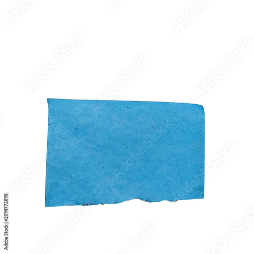 Modern geometric abstract blue square shape isolated