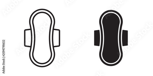 Sanitary pad icon