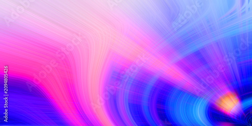 Quadro su tela Vibrant fiber optic light explosion background with intense pink blue and purple neon colors for energetic digital artwork
