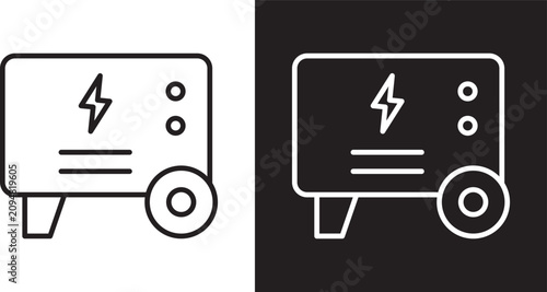 Obraz na płótnie Generator icon