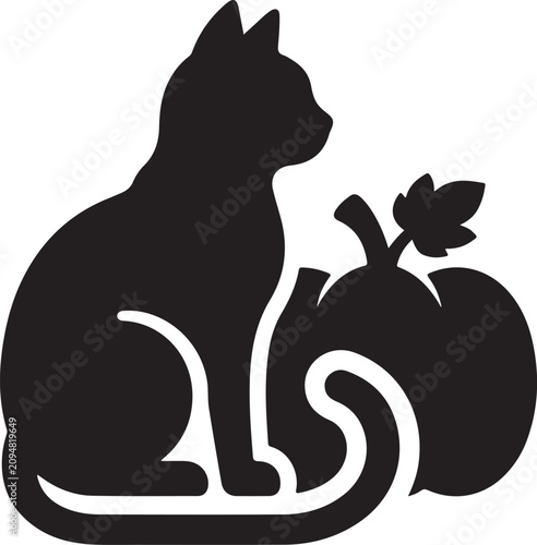 Cute Halloween Ghost Vector Illustration, Spooky Cartoon SVG Clipart, Isolated on White Background