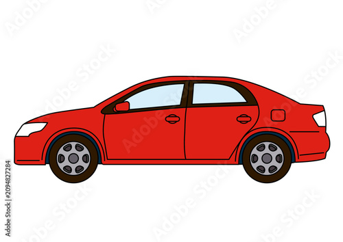 Obraz na plátně 乗り物, 自動車, 車, 乗用車, マイカー, レンタカー, 運転, 普通自動車, 自家用車, 普通車, ブルー, 水色, 中古車, 新車, 自動車教習所, 自