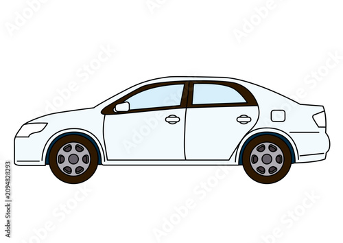Obraz na plátně 乗り物, 自動車, 車, 乗用車, マイカー, レンタカー, 運転, 普通自動車, 自家用車, 普通車, ブルー, 水色, 中古車, 新車, 自動車教習所, 自