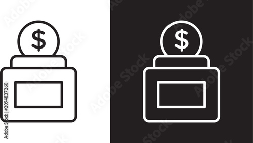 Foto tip jar icon