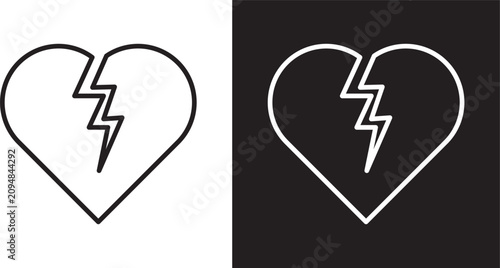 фотографія Broken heart icon