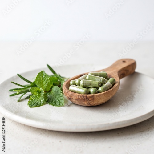 Fresh green beans in a bowl