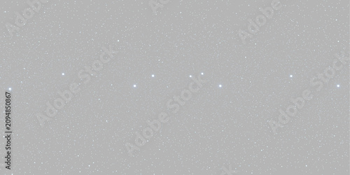 Cuadro en lienzo Abstract background with glowing blue star dots and faint cosmic dust isolated o