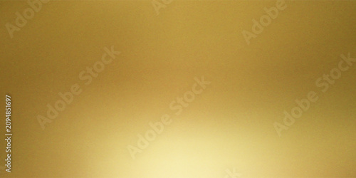 Golden background. Abstract light gold metal gradient. Vector blurred illustration