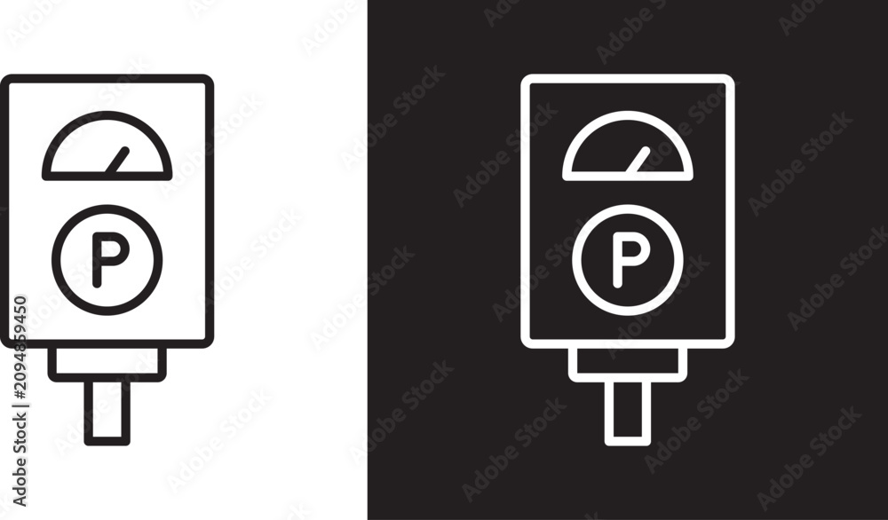 Fotografie Parking meter icon