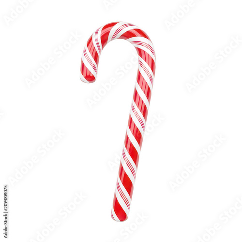 Foto Classic red and white striped candy cane