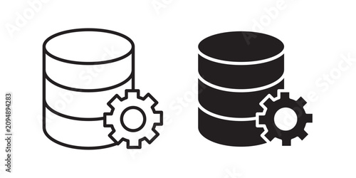 Billede på lærred Data management icon