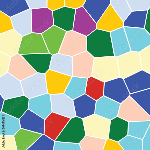 Abstract colorful mosaic background with geometric shapes