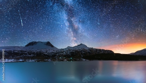 Milky Way Over Jamtland Sweden