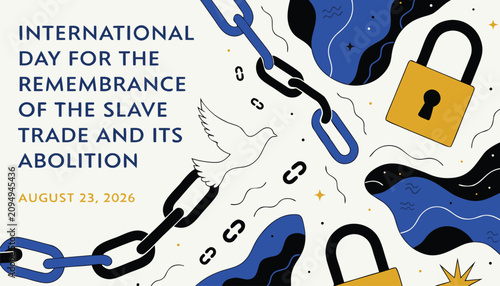 Fotografía International day for the remembrance of slave trade and abolition
