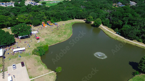 Obraz na płótnie Community park celebration extensive look at Leonard and Helen Johns Community P
