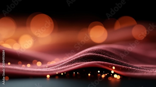 Abstract Organic Mesh Gradient in Warm Sunrise Tones - Close-Up Composition